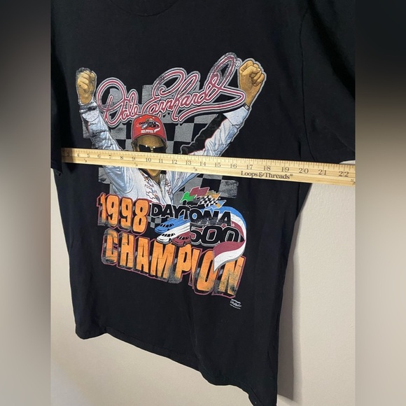 Dale Earnhardt 1998 Champion Dayton 500 tshirt large black fanatics - Picture 5 of 8